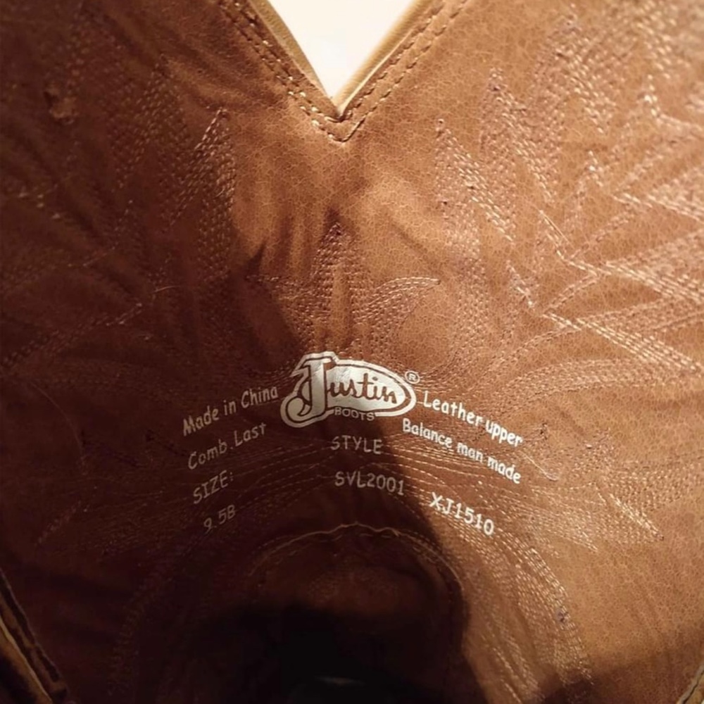 Justin Women's Boots size 9.5B - Picture 8 of 8